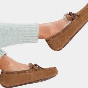 UGG Women's Moccasin Slippers with Sheepskin Lining‎